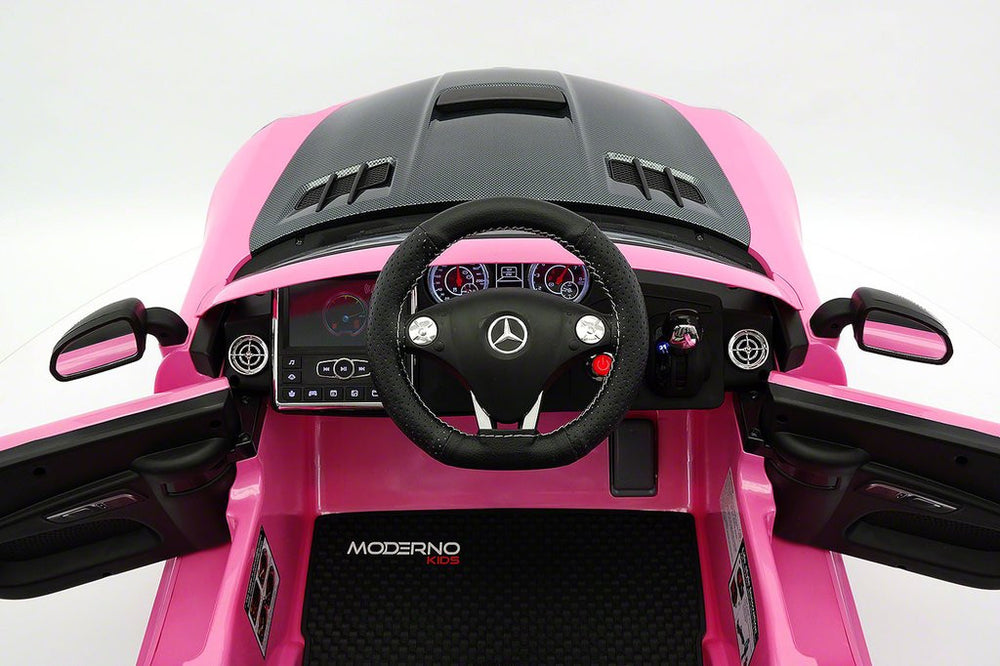 2021 MERCEDES SLS AMG 12V RIDE-ON CAR WITH PARENTAL REMOTE PINK