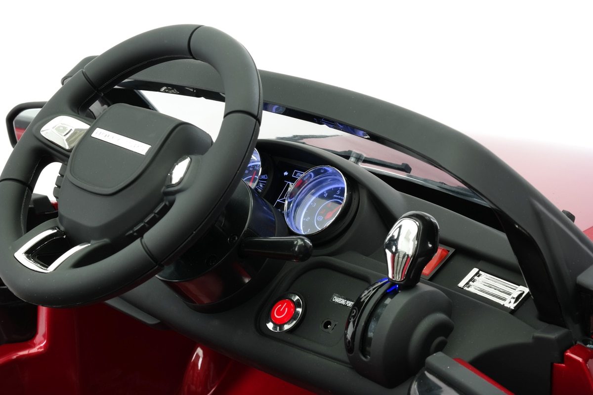 2021 ROVER 12V KIDS RIDE-ON CAR TOY RC REMOTE CHERRY RED