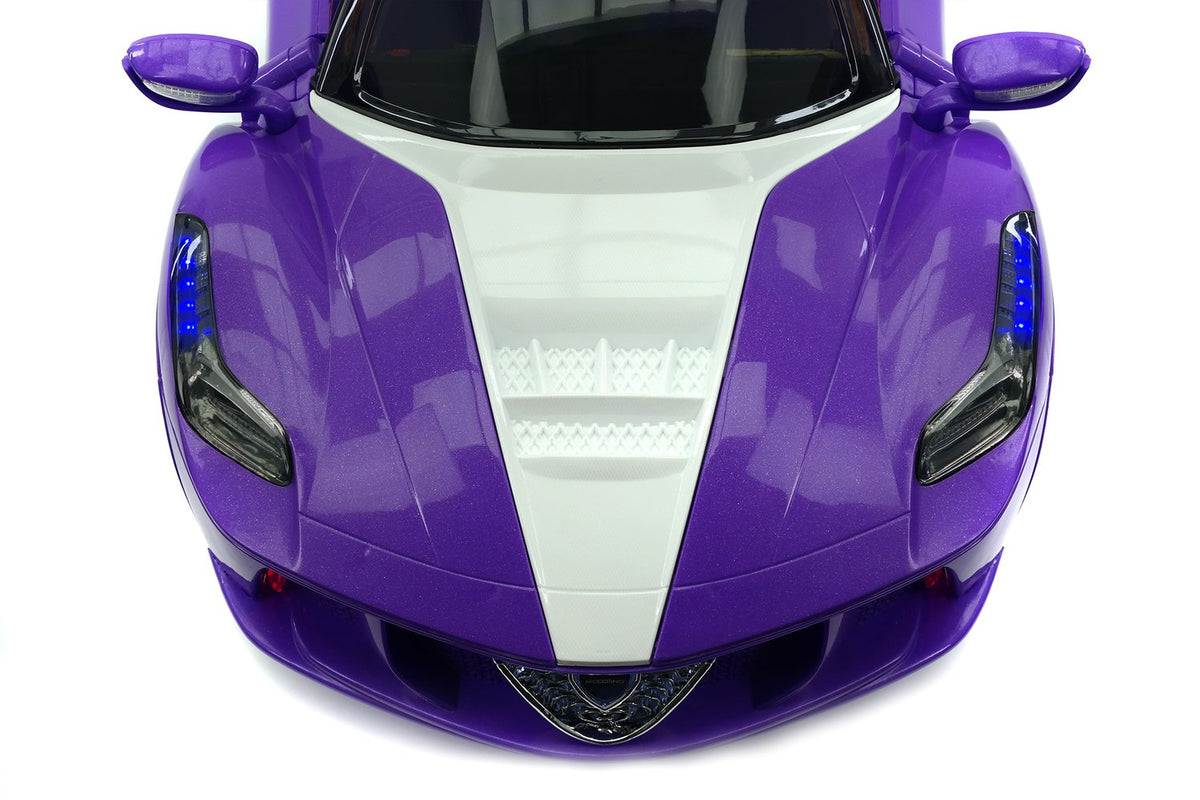 2021 SPIDER RACER RIDE-ON CAR TOYS FOR KIDS  | PURPLE