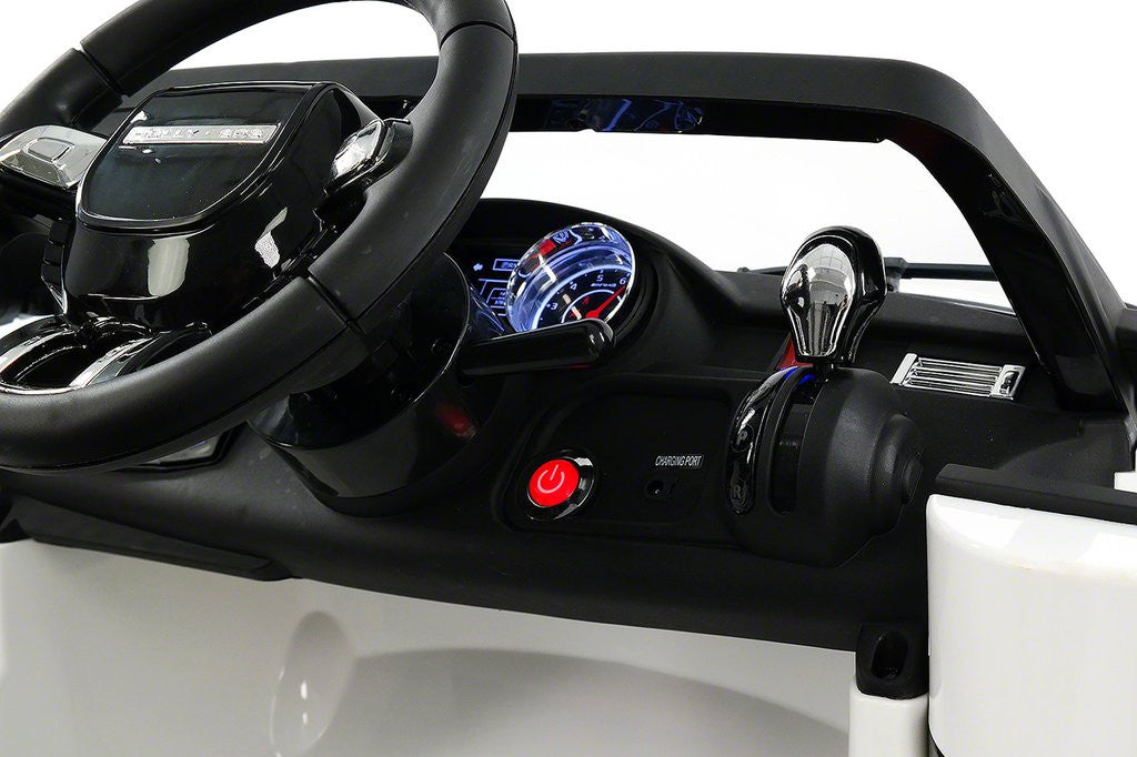 2021 ROVER 12V KIDS RIDE-ON CAR TOY RC REMOTE WHITE