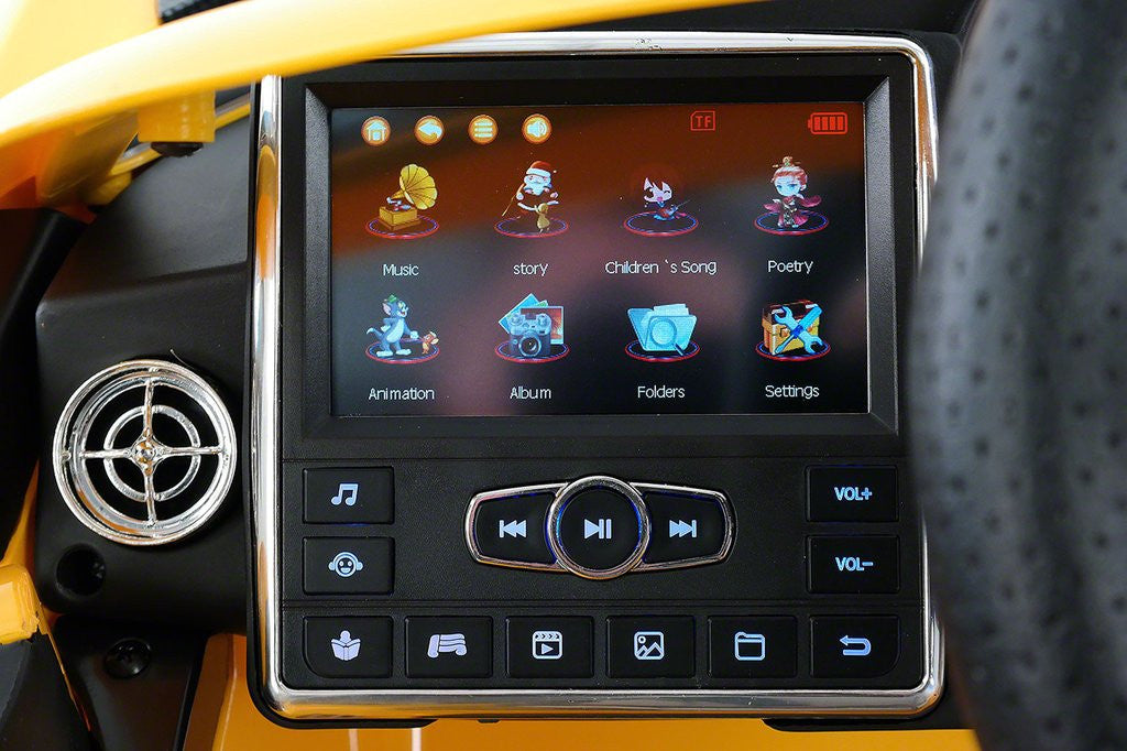 2021 Mercedes SLS Final Edition Kids Ride-On Car MP4 Color LCD 12V Powered  Remote R/C|Yellow