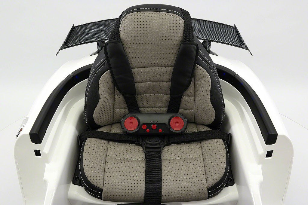 2021 MERCEDES SLS AMG 12V RIDE-ON CAR WITH PARENTAL REMOTE WHITE