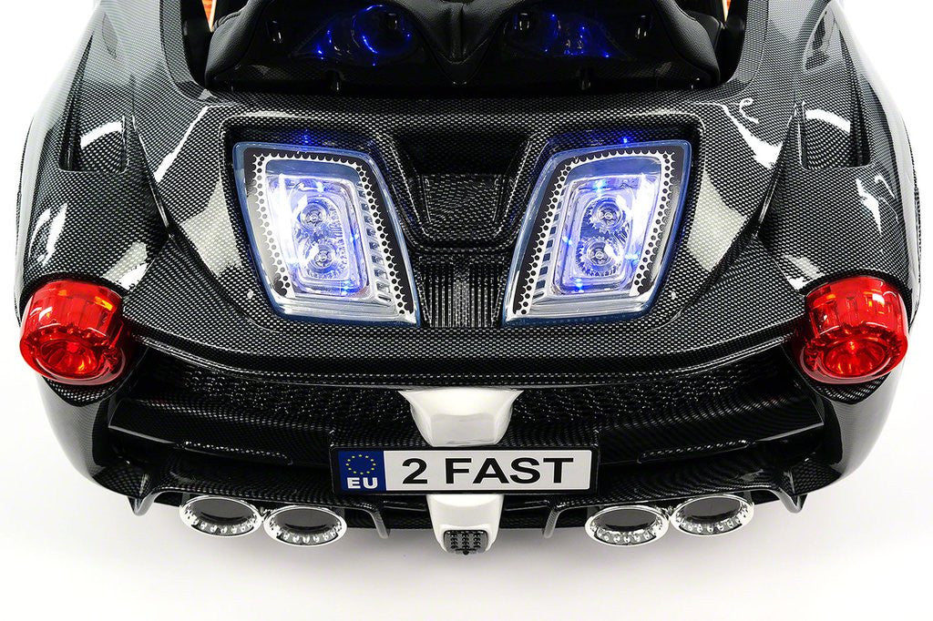 2021 SPIDER RACER RIDE-ON CAR TOYS FOR KIDS | CARBON BLACK