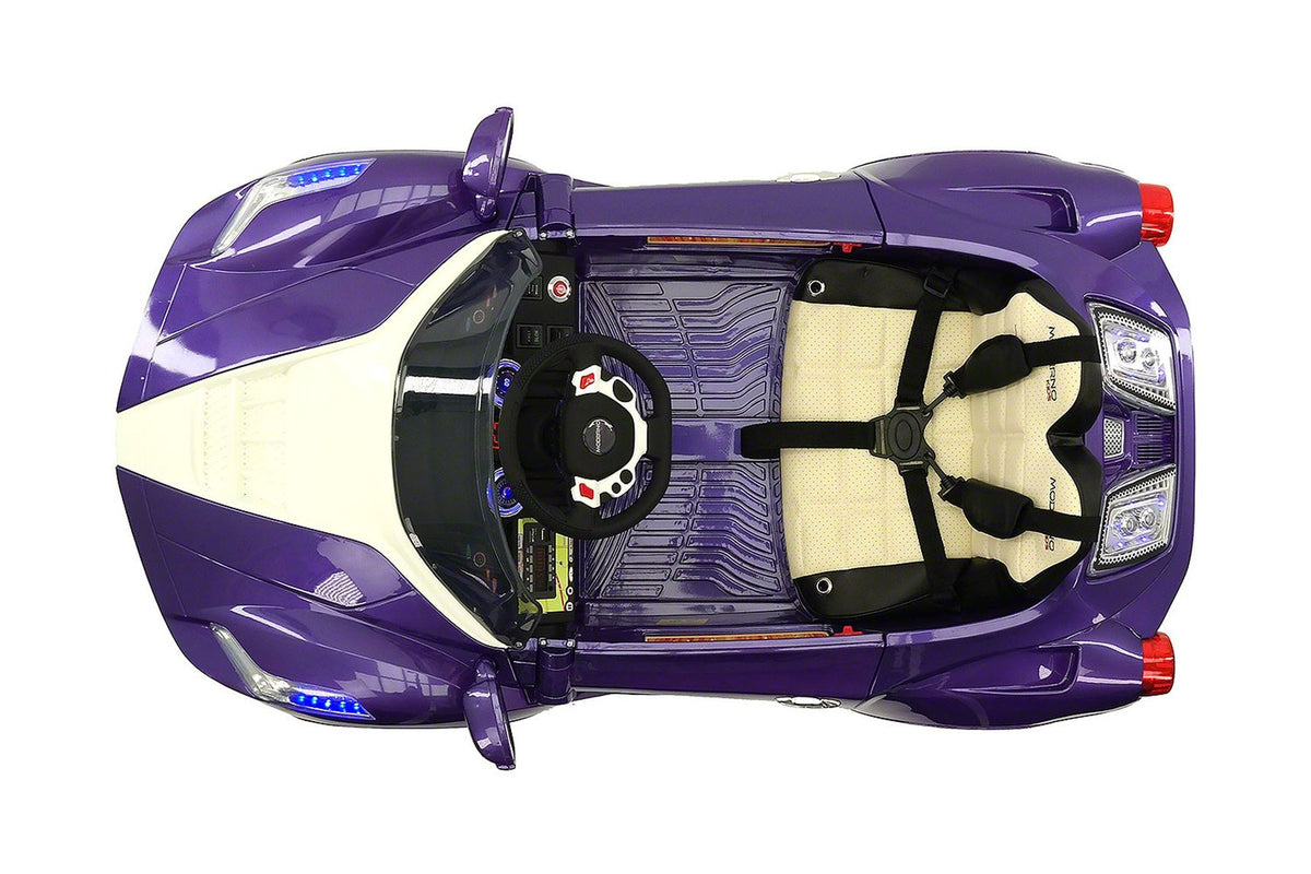 2021 SPIDER RACER RIDE-ON CAR TOYS FOR KIDS  | PURPLE