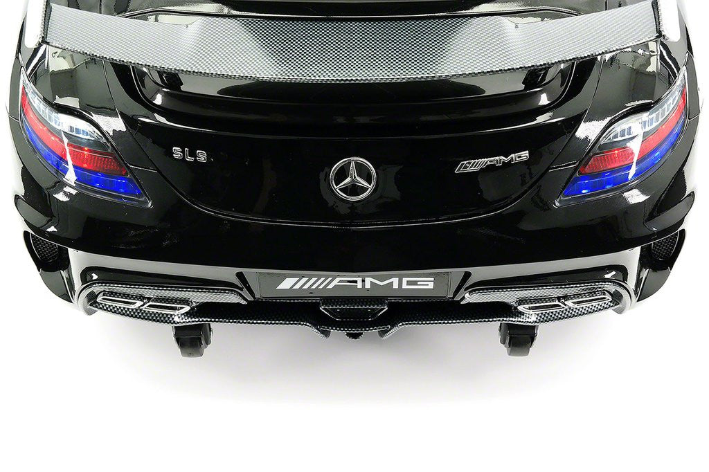 2021 MERCEDES SLS AMG 12V RIDE-ON CAR WITH PARENTAL REMOTE BLACK METALLIC