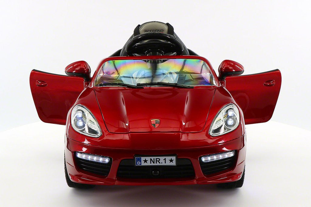 2021 PORCHE BOKSTER 12V BATTERY OPERATED KIDS ELECTRIC RIDE-ON CAR BURGUNDY METALLIC
