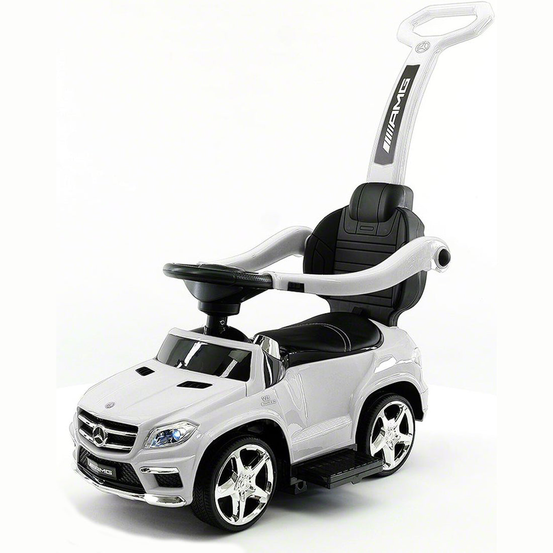 2019 LICENCED MERCEDES GLE63 PUSH KIDS RIDE-ON CAR TOYS TRUCK FOR KIDS TODDLERS WITH ROCKING CHAIR OPTION | WHITE