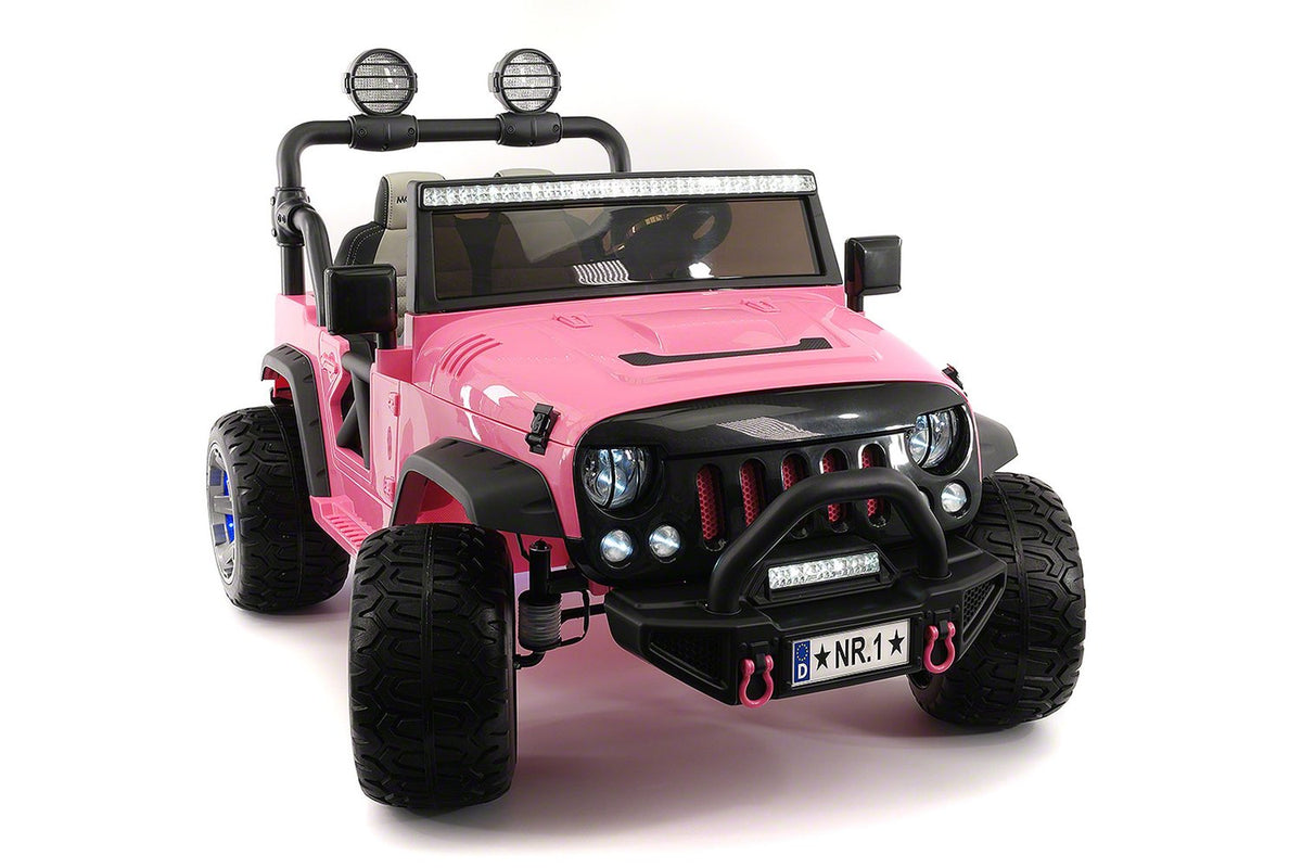 2021 EXPLORER  TWO SEATER KIDS ELECTRIC RIDE-ON TRUCK |  PINK
