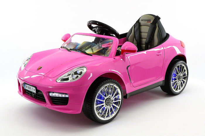 2021 PORCHE BOKSTER 12V BATTERY OPERATED KIDS ELECTRIC RIDE-ON CAR PINK