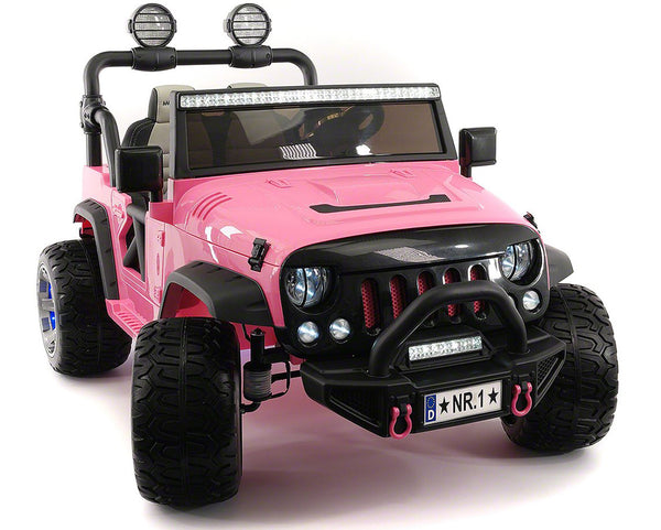 2021 EXPLORER  TWO SEATER KIDS ELECTRIC RIDE-ON TRUCK |  PINK