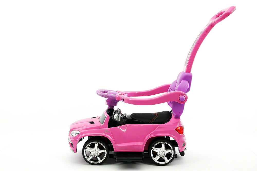 LICENCED MERCEDES GLE63 PUSH KIDS RIDE-ON CAR TOYS TRUCK FOR KIDS TODDLERS WITH ROCKING CHAIR OPTION | PINK