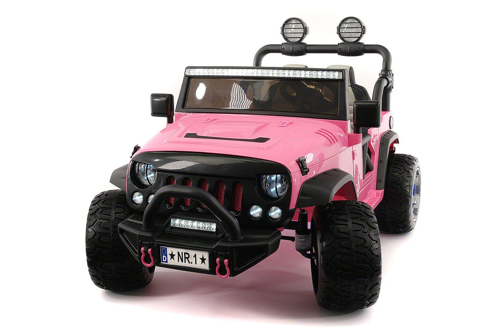 2021 EXPLORER  TWO SEATER KIDS ELECTRIC RIDE-ON TRUCK |  PINK