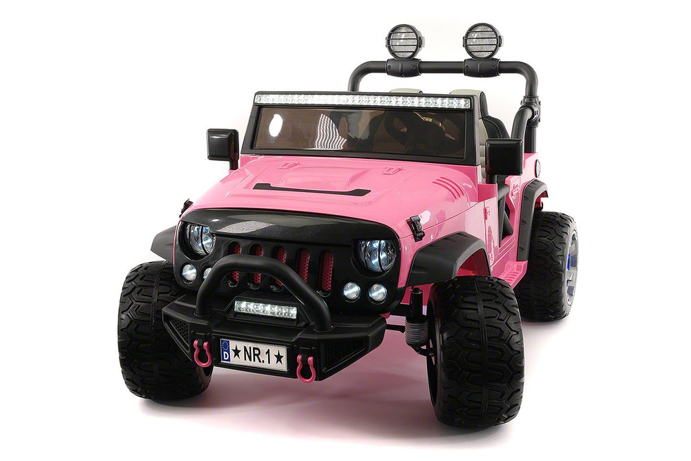 2021 EXPLORER  TWO SEATER KIDS ELECTRIC RIDE-ON TRUCK |  PINK