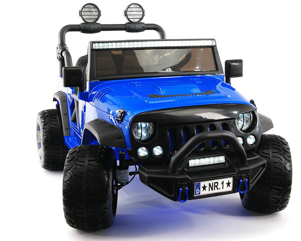 2021 EXPLORER  TWO SEATER KIDS ELECTRIC RIDE-ON TRUCK |  BLUE