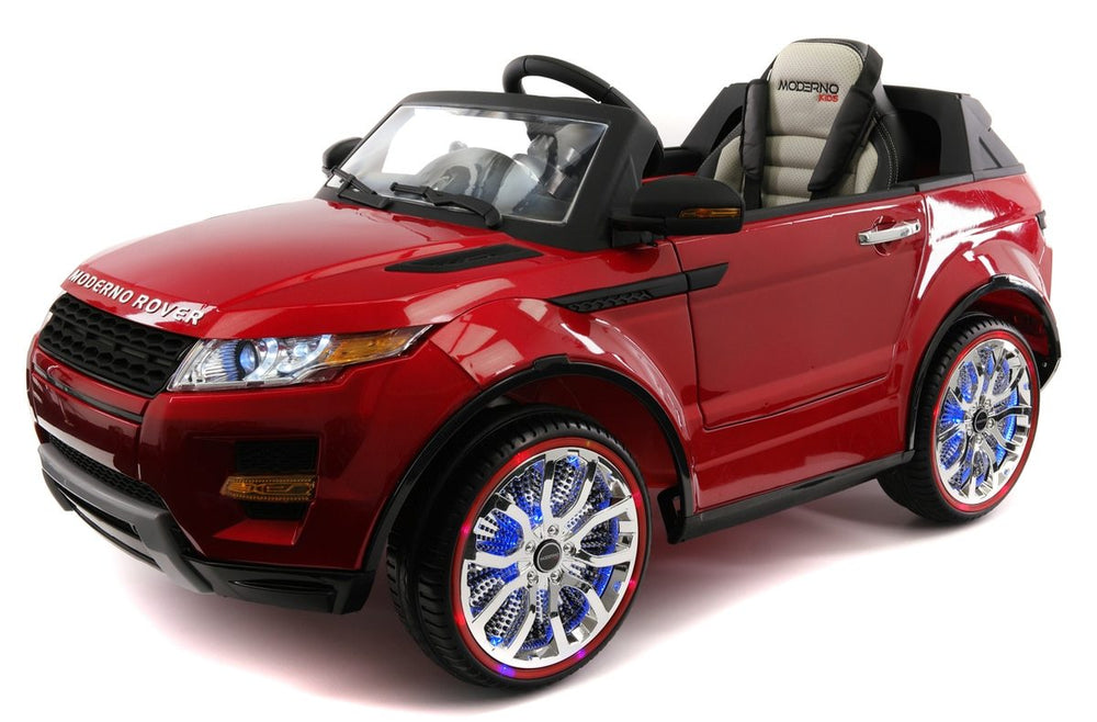 2021 ROVER 12V KIDS RIDE-ON CAR TOY RC REMOTE CHERRY RED