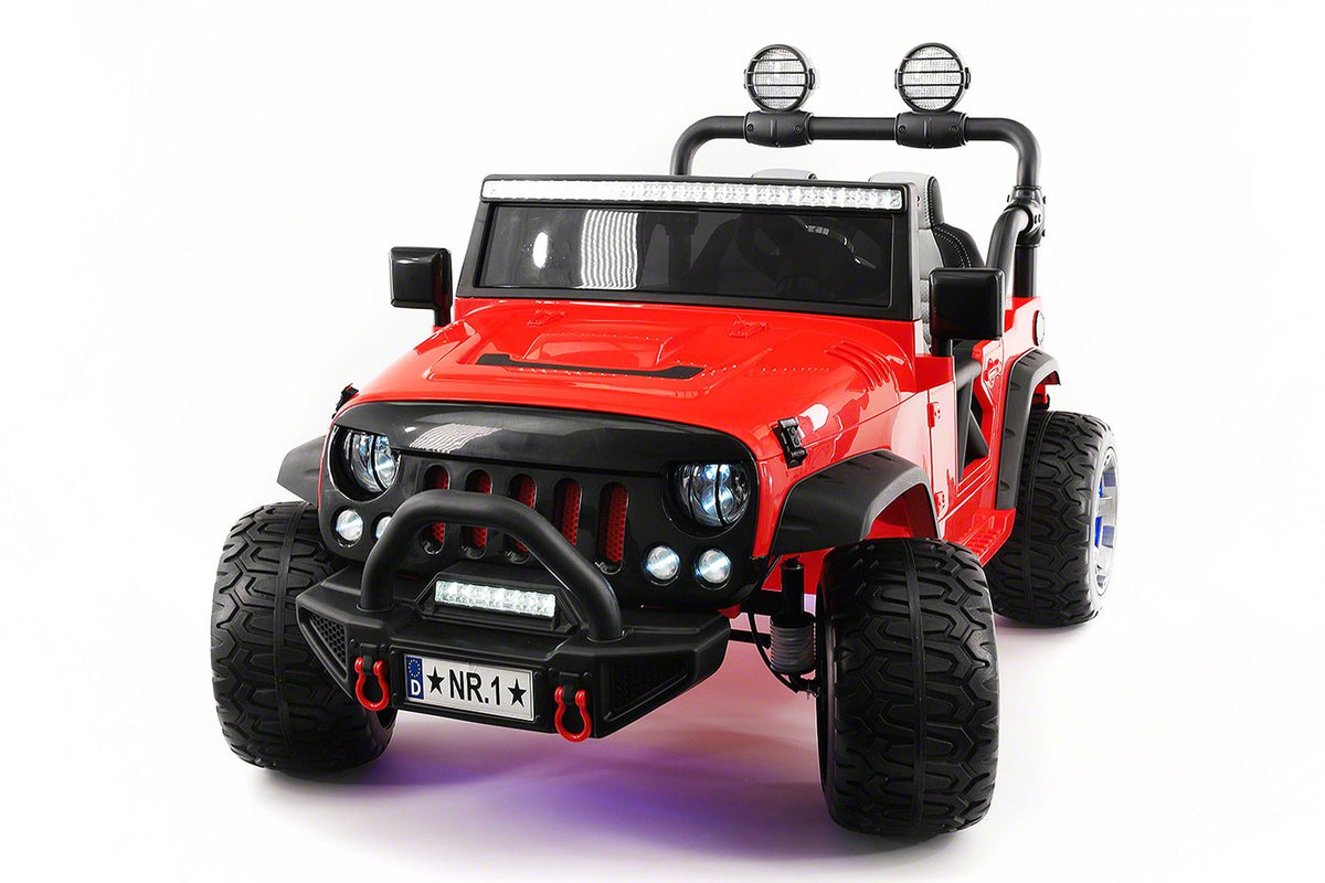 2021 EXPLORER  TWO SEATER KIDS ELECTRIC RIDE-ON TRUCK | RED