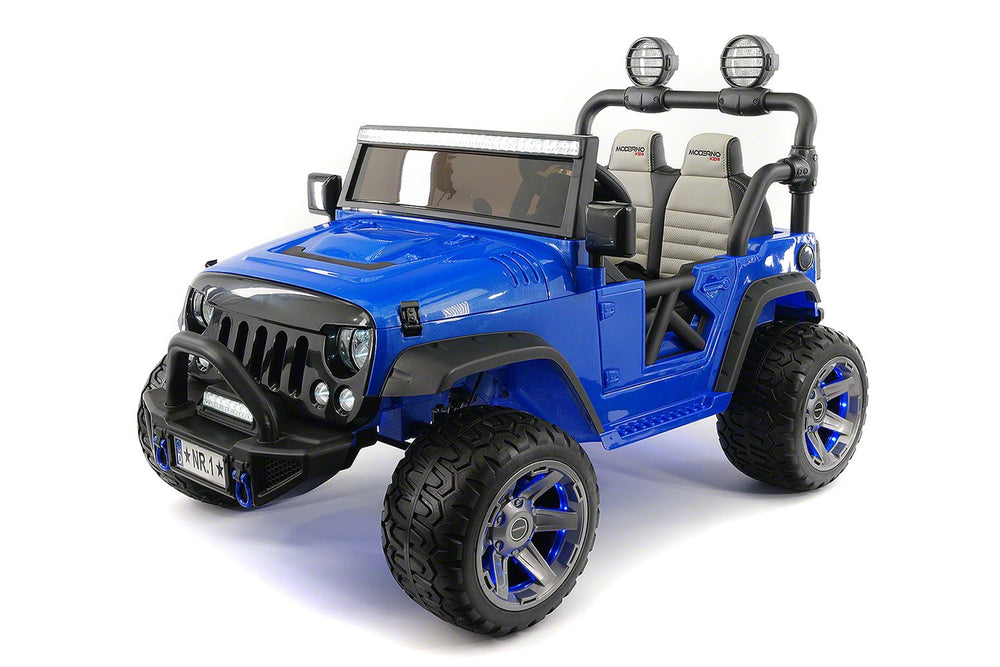 2021 EXPLORER  TWO SEATER KIDS ELECTRIC RIDE-ON TRUCK |  BLUE