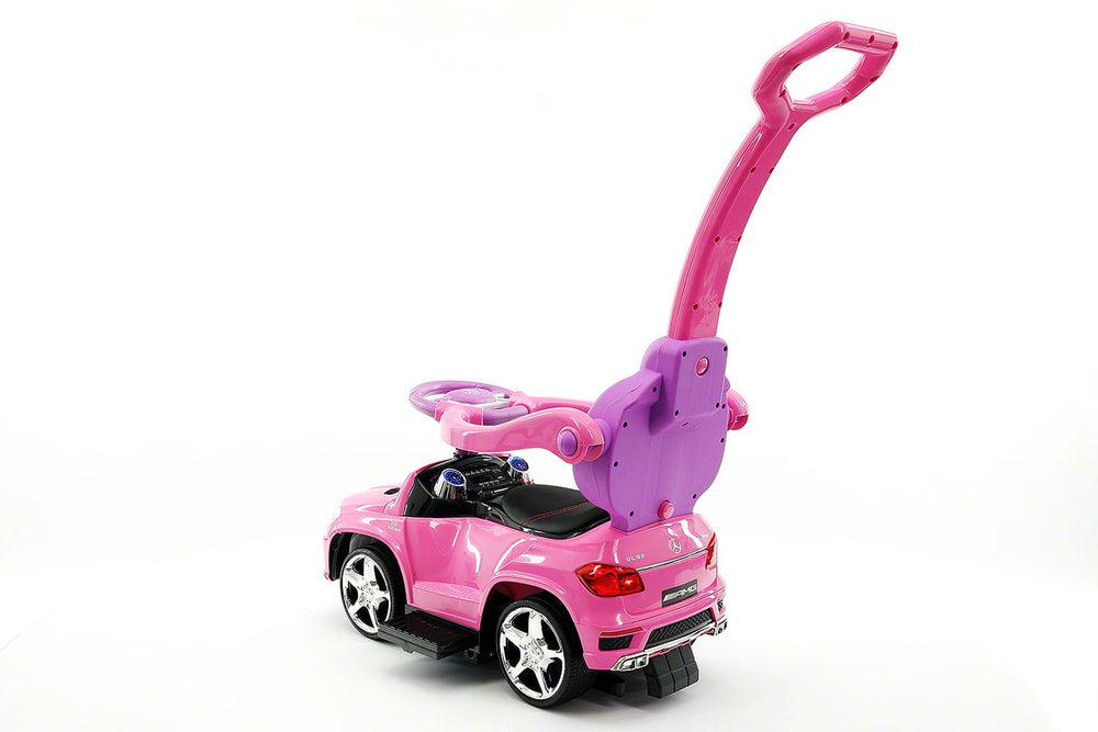 LICENCED MERCEDES GLE63 PUSH KIDS RIDE-ON CAR TOYS TRUCK FOR KIDS TODDLERS WITH ROCKING CHAIR OPTION | PINK
