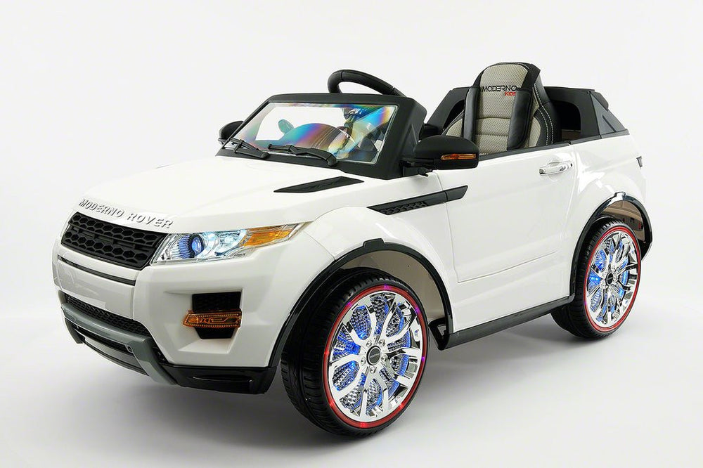 2021 ROVER 12V KIDS RIDE-ON CAR TOY RC REMOTE WHITE