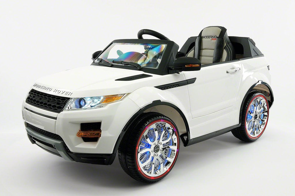 2021 ROVER 12V KIDS RIDE-ON CAR TOY RC REMOTE WHITE