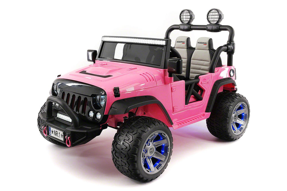 2021 EXPLORER  TWO SEATER KIDS ELECTRIC RIDE-ON TRUCK |  PINK