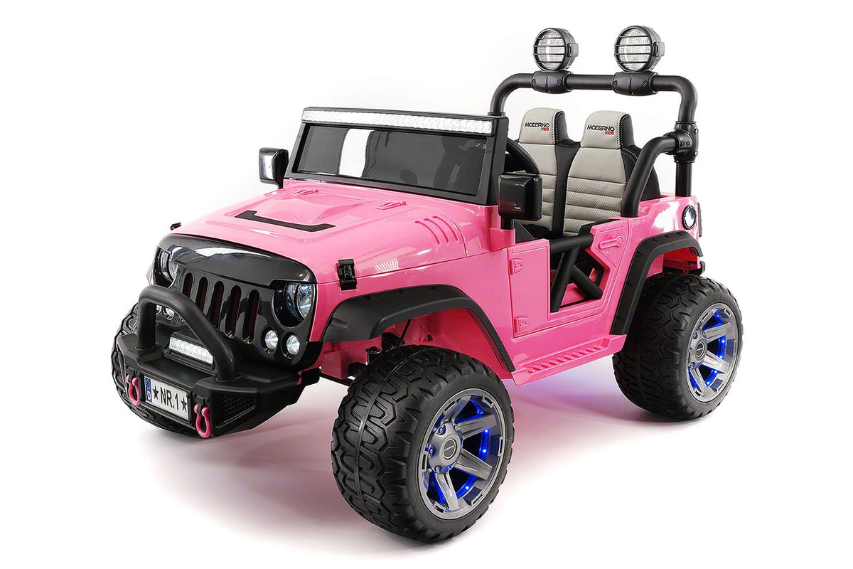 2021 EXPLORER  TWO SEATER KIDS ELECTRIC RIDE-ON TRUCK |  PINK