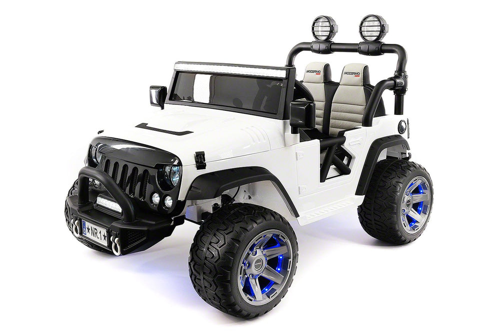 2021 EXPLORER  TWO SEATER KIDS ELECTRIC RIDE-ON TRUCK | WHITE