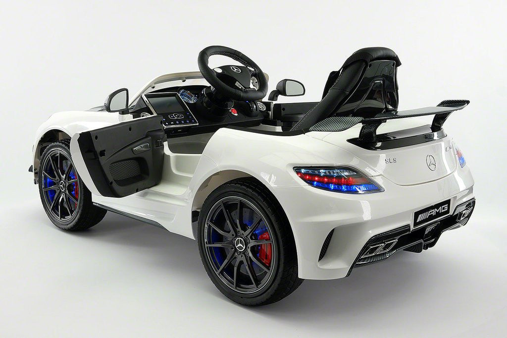 2021 MERCEDES SLS AMG 12V RIDE-ON CAR WITH PARENTAL REMOTE WHITE