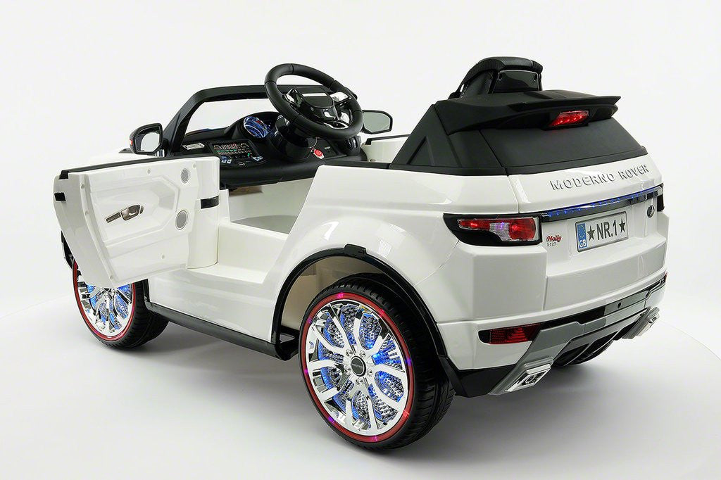 2021 ROVER 12V KIDS RIDE-ON CAR TOY RC REMOTE WHITE