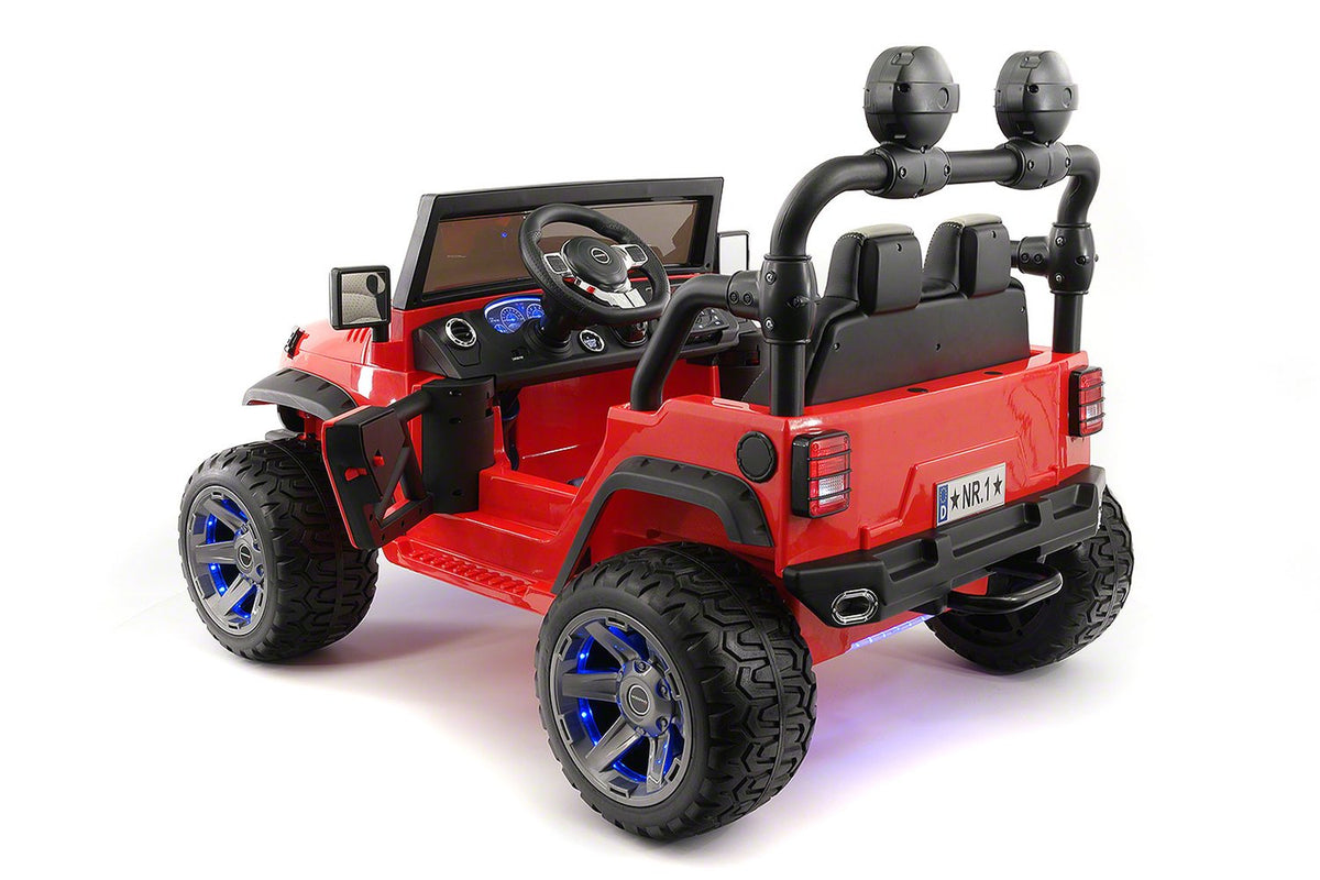 2021 EXPLORER  TWO SEATER KIDS ELECTRIC RIDE-ON TRUCK | RED
