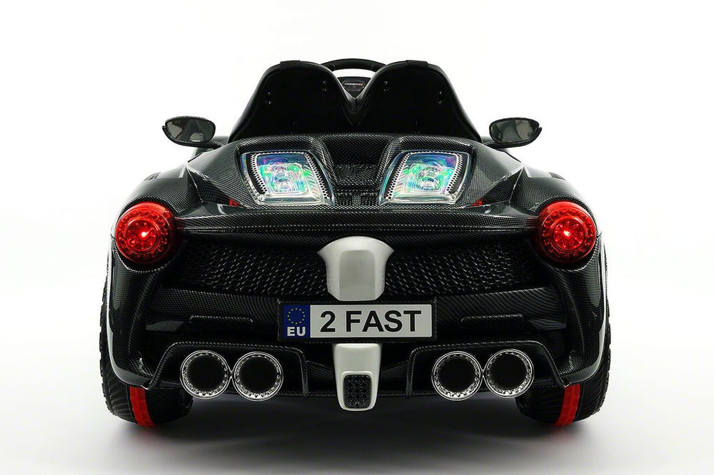 2021 SPIDER RACER RIDE-ON CAR TOYS FOR KIDS | CARBON BLACK