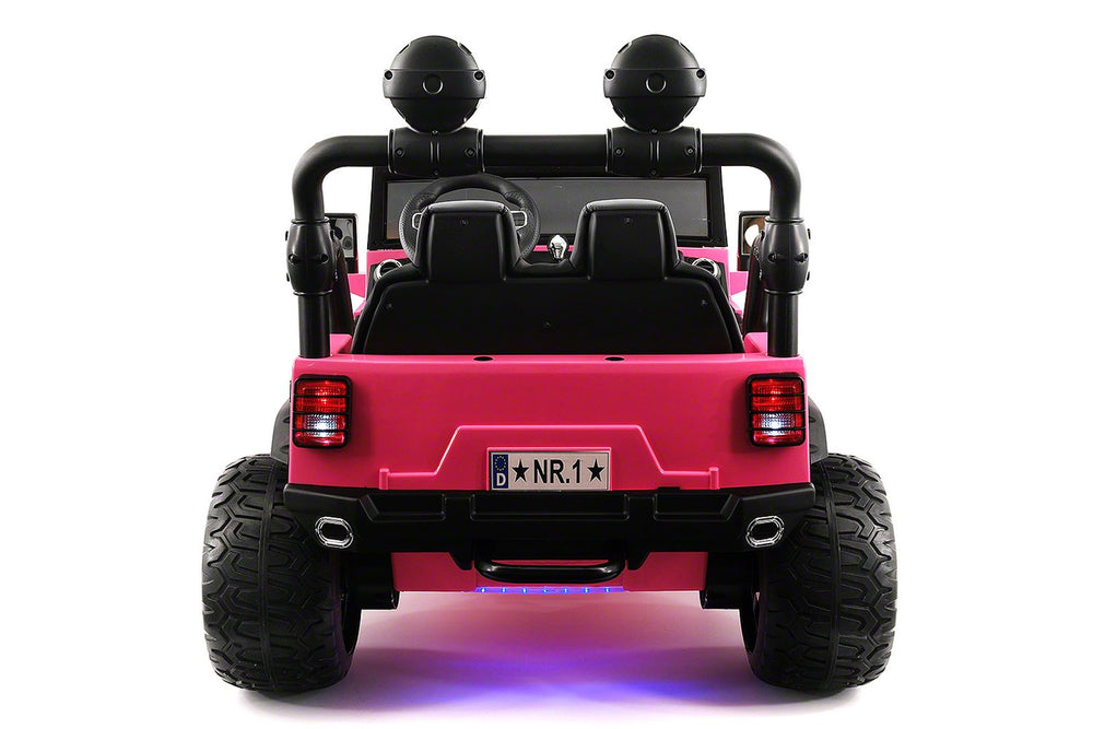 2021 EXPLORER  TWO SEATER KIDS ELECTRIC RIDE-ON TRUCK |  PINK