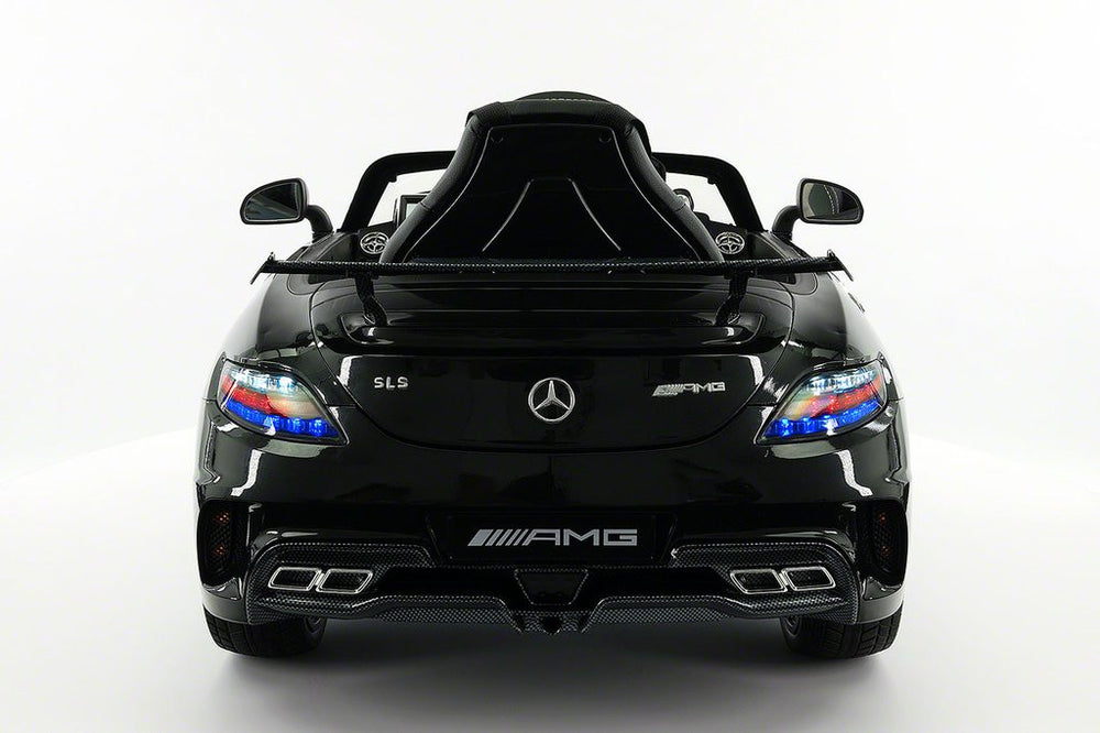 2021 MERCEDES SLS AMG 12V RIDE-ON CAR WITH PARENTAL REMOTE BLACK METALLIC