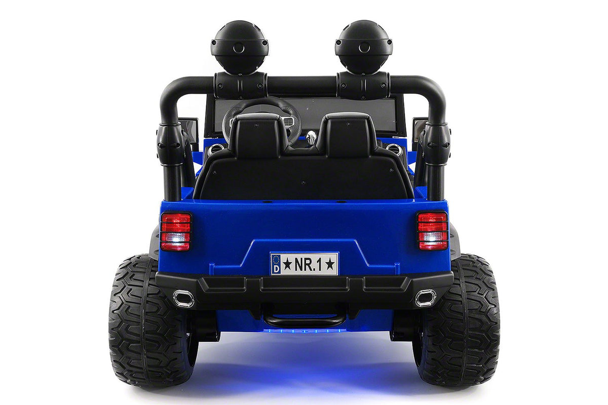 2021 EXPLORER  TWO SEATER KIDS ELECTRIC RIDE-ON TRUCK |  BLUE