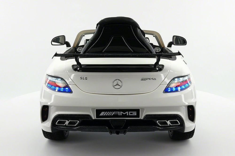 2021 MERCEDES SLS AMG 12V RIDE-ON CAR WITH PARENTAL REMOTE WHITE