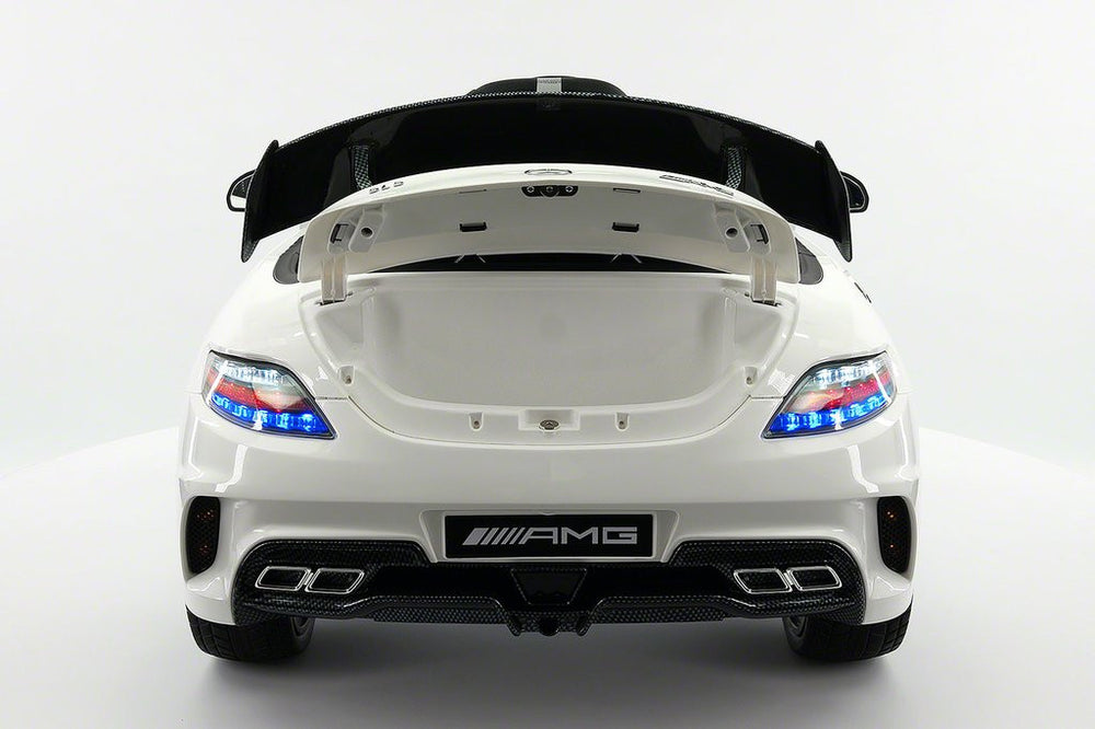 2021 MERCEDES SLS AMG 12V RIDE-ON CAR WITH PARENTAL REMOTE WHITE