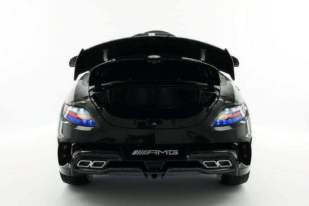 2021 MERCEDES SLS AMG 12V RIDE-ON CAR WITH PARENTAL REMOTE BLACK METALLIC