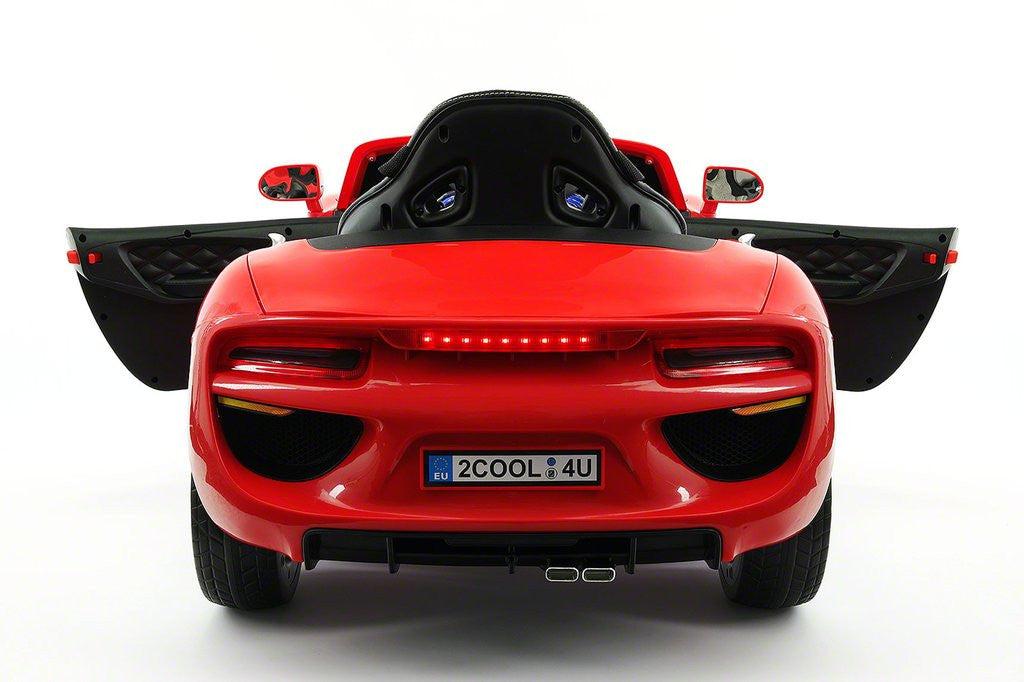 2021 BMW Racer Style Kids Electric Ride-On Car 12V Power Leather Seats Parental Remote | Red