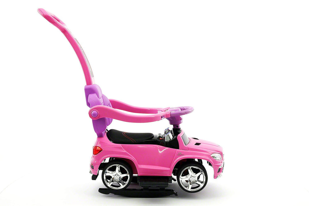 LICENCED MERCEDES GLE63 PUSH KIDS RIDE-ON CAR TOYS TRUCK FOR KIDS TODDLERS WITH ROCKING CHAIR OPTION | PINK