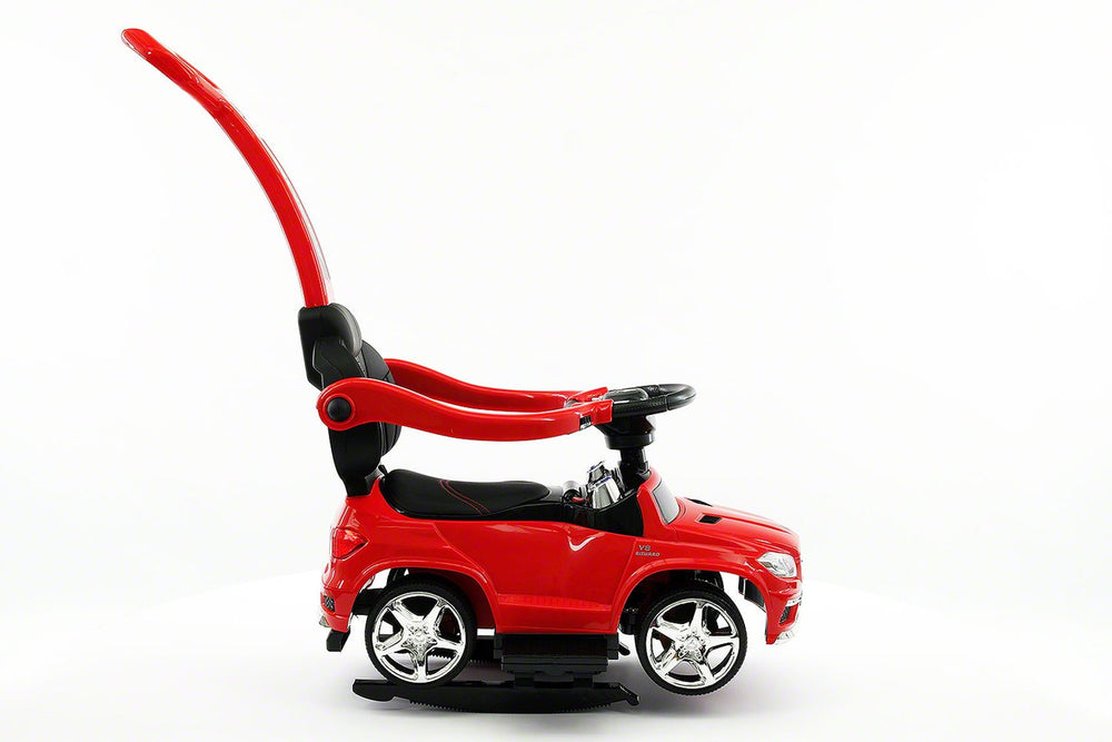 LICENCED MERCEDES GLE63 PUSH KIDS RIDE-ON CAR TOYS TRUCK FOR KIDS TODDLERS WITH ROCKING CHAIR OPTION | RED