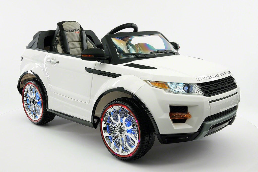 2021 ROVER 12V KIDS RIDE-ON CAR TOY RC REMOTE WHITE