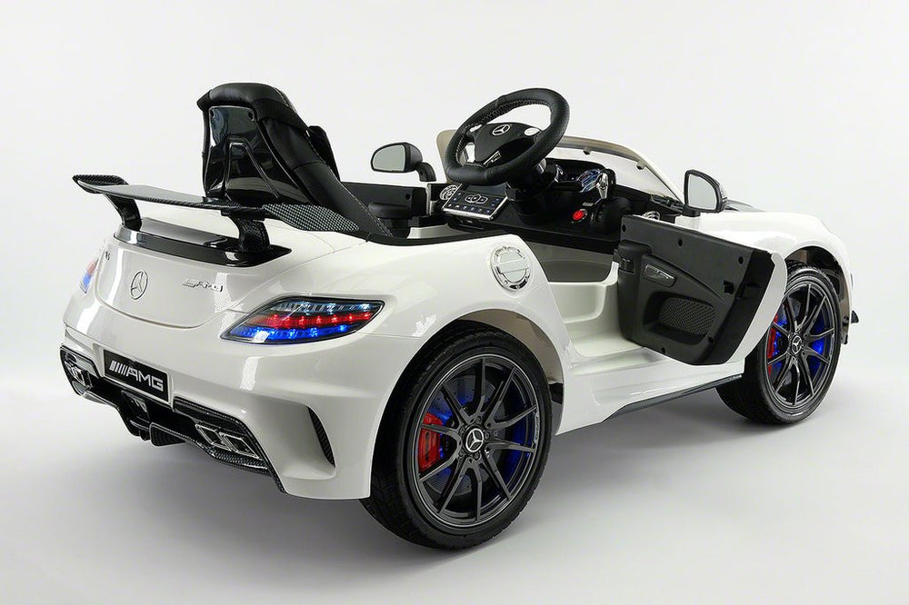 2021 MERCEDES SLS AMG 12V RIDE-ON CAR WITH PARENTAL REMOTE WHITE