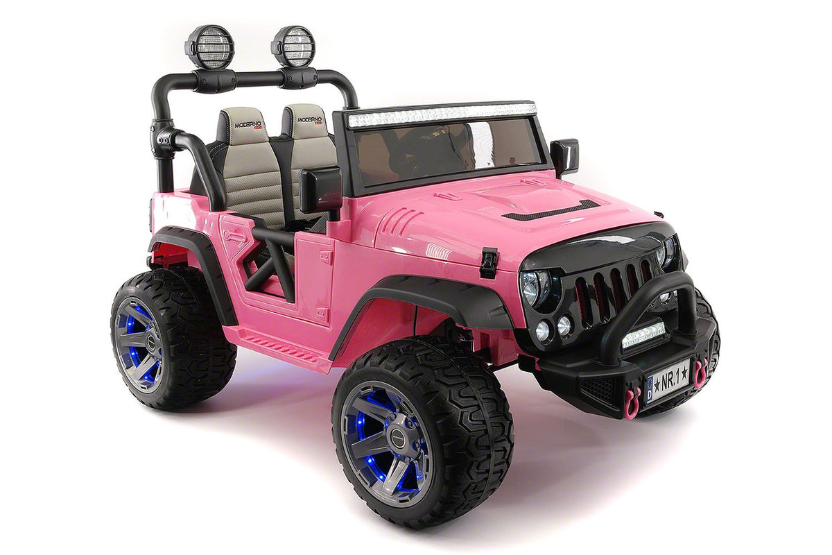 2021 EXPLORER  TWO SEATER KIDS ELECTRIC RIDE-ON TRUCK |  PINK