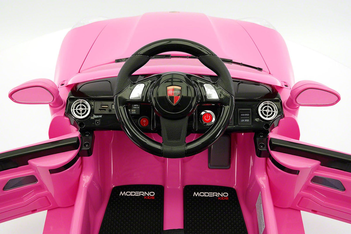 2021 PORCHE BOKSTER 12V BATTERY OPERATED KIDS ELECTRIC RIDE-ON CAR PINK