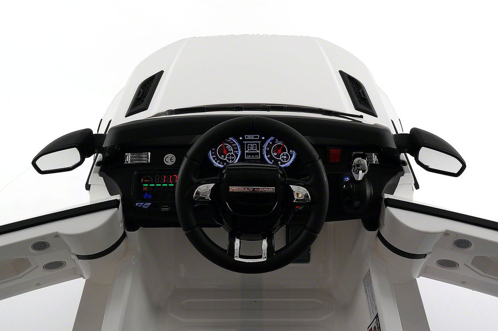 2021 ROVER 12V KIDS RIDE-ON CAR TOY RC REMOTE WHITE