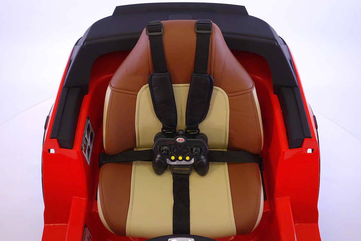 Range Rover Style 12V Kids Ride-On Car MP3 12V Battery  LED Wheels RC Remote | Bright Red