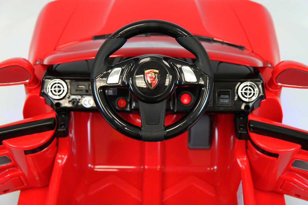 2021 PORCHE BOKSTER 12V BATTERY OPERATED KIDS ELECTRIC RIDE-ON CAR RED
