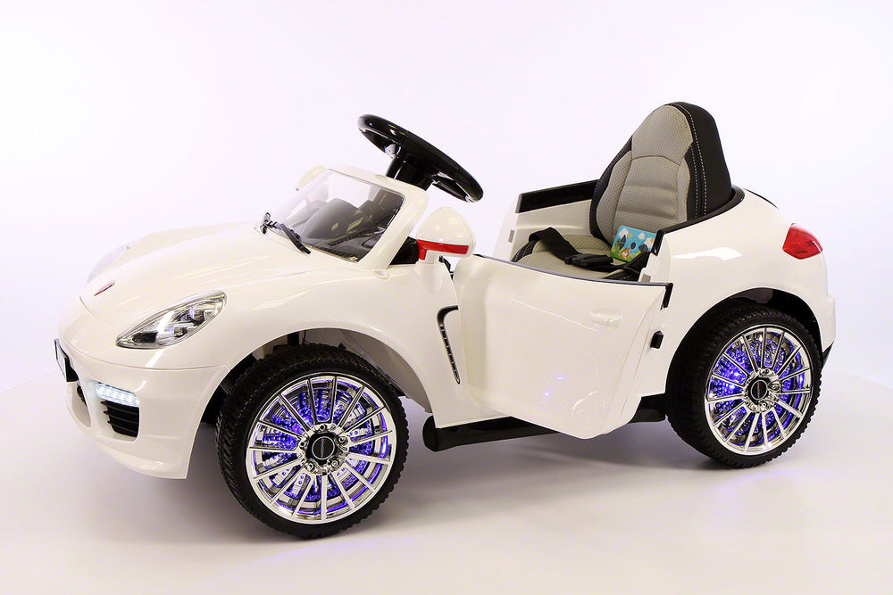 2021 PORCHE BOKSTER 12V BATTERY OPERATED KIDS ELECTRIC RIDE-ON CAR WHITE