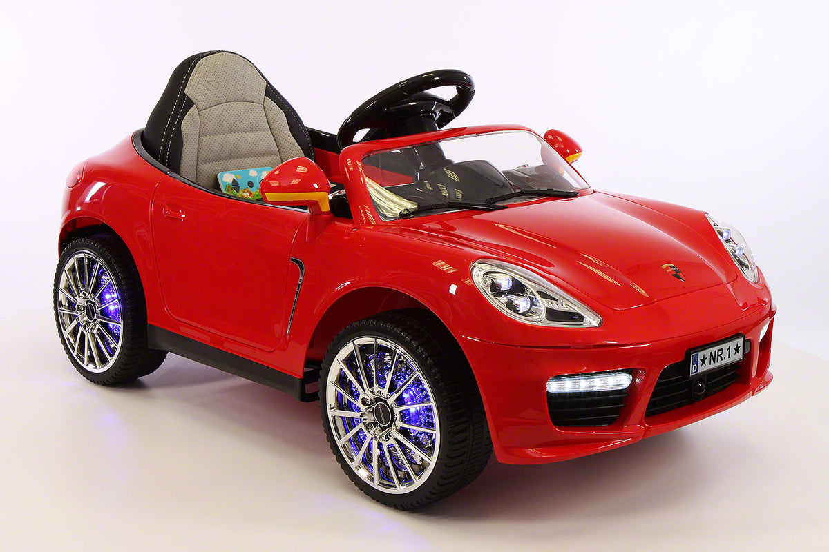 2021 PORCHE BOKSTER 12V BATTERY OPERATED KIDS ELECTRIC RIDE-ON CAR RED