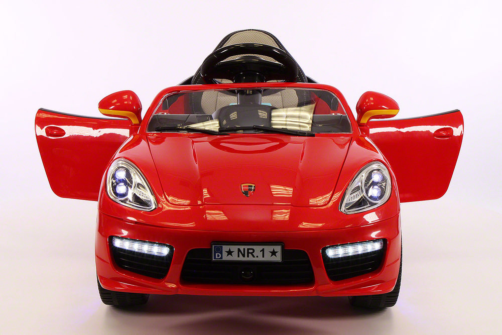 2021 PORCHE BOKSTER 12V BATTERY OPERATED KIDS ELECTRIC RIDE-ON CAR RED